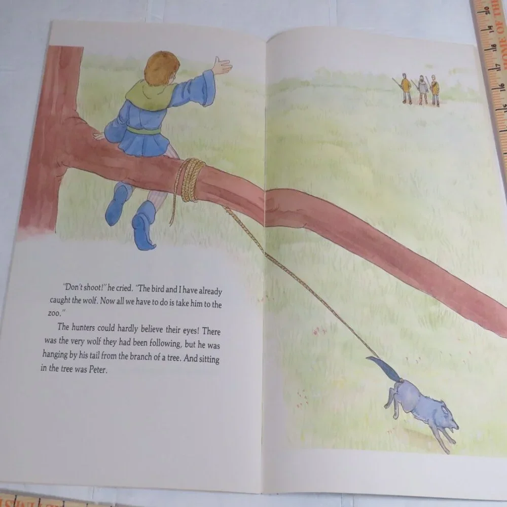 Peter and the Wolf BIG BOOK (almost 2 feet tall) Classroom Size